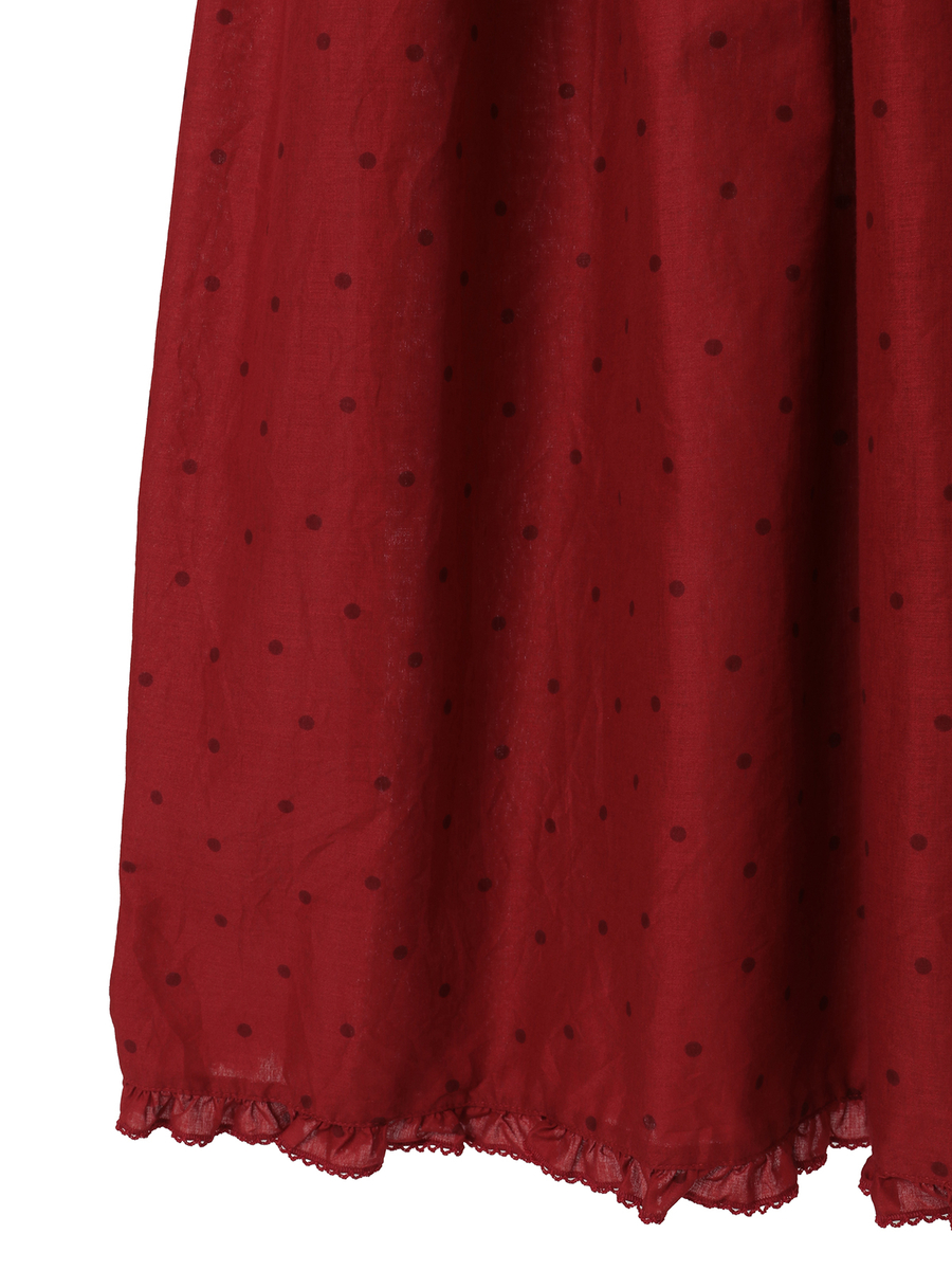 水玉プリントワンピース 詳細画像 ソライロ 8