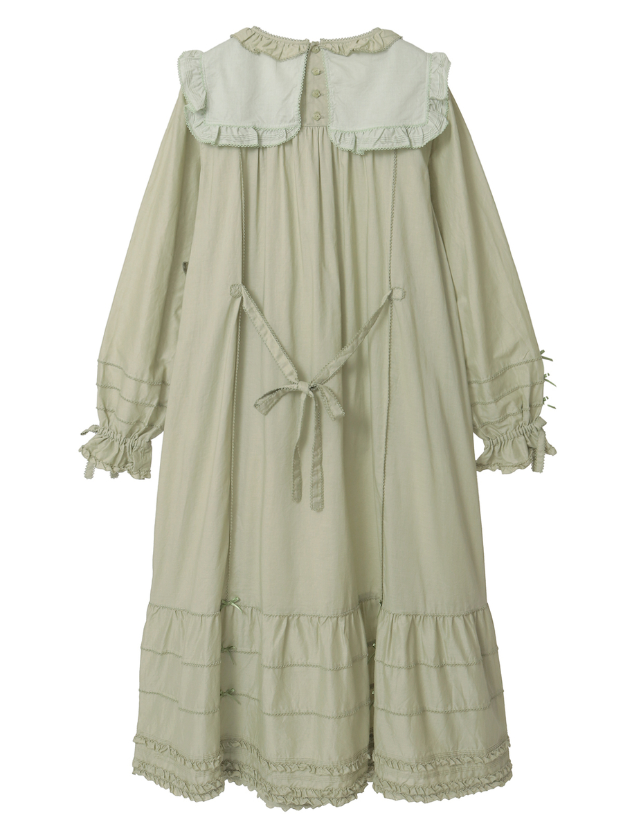 タブリエ付きワンピース 詳細画像 マスカット 2