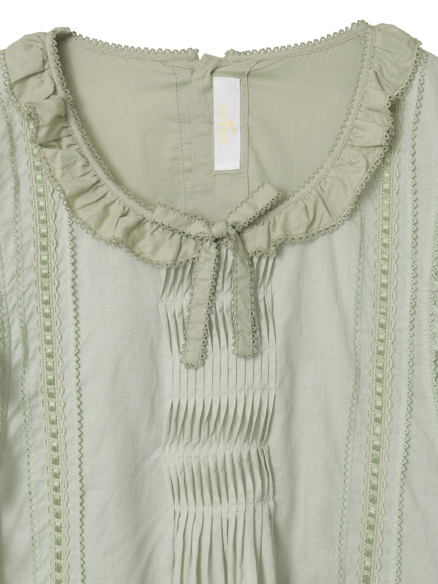 タブリエ付きワンピース 詳細画像 マスカット 3