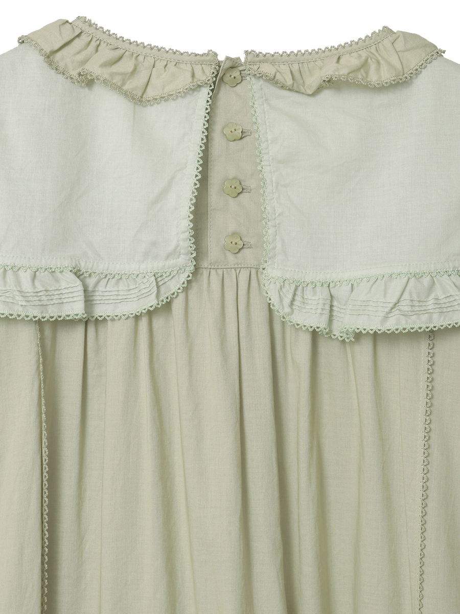 タブリエ付きワンピース 詳細画像 マスカット 4