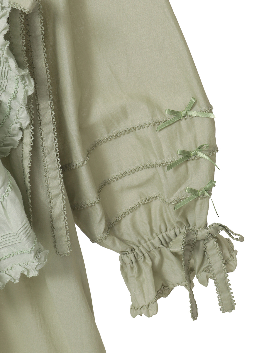 タブリエ付きワンピース 詳細画像 マスカット 5