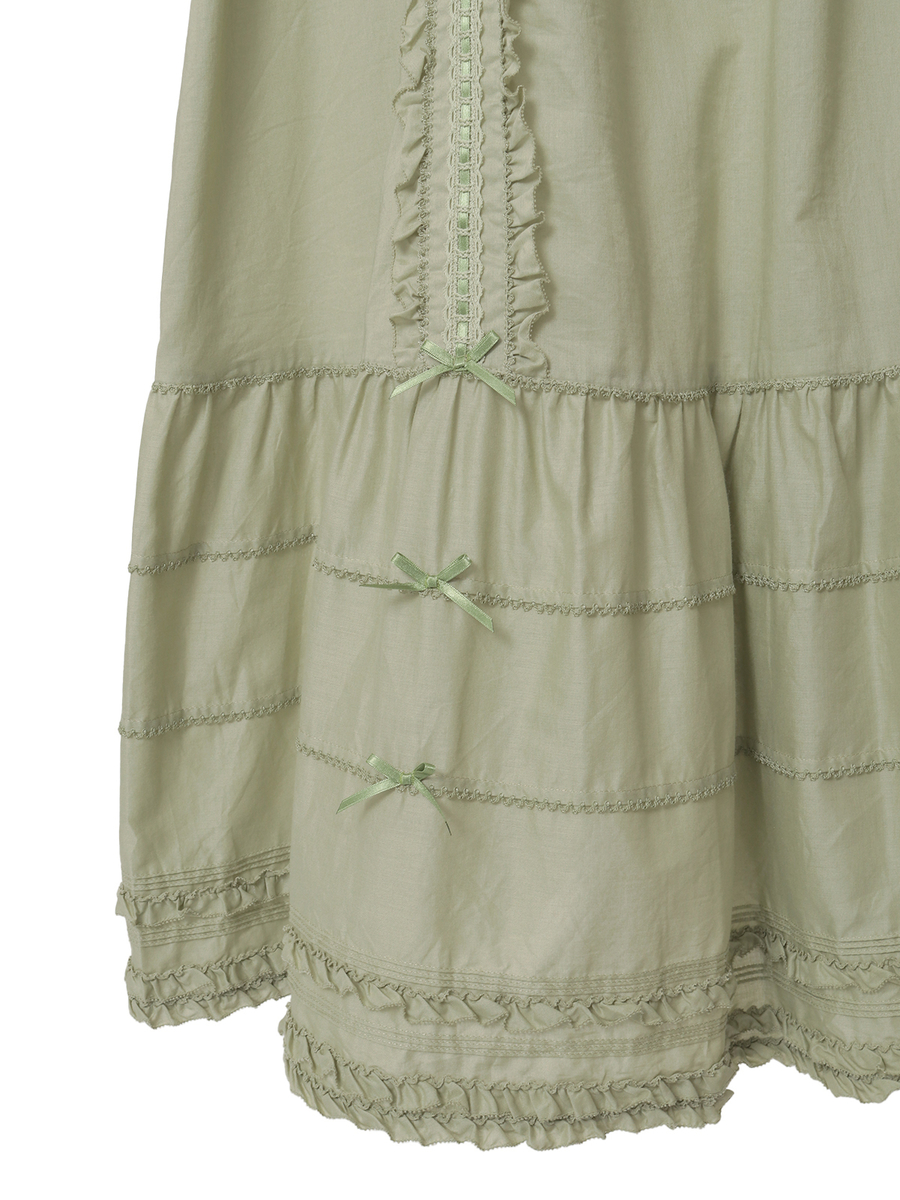 タブリエ付きワンピース 詳細画像 マスカット 6