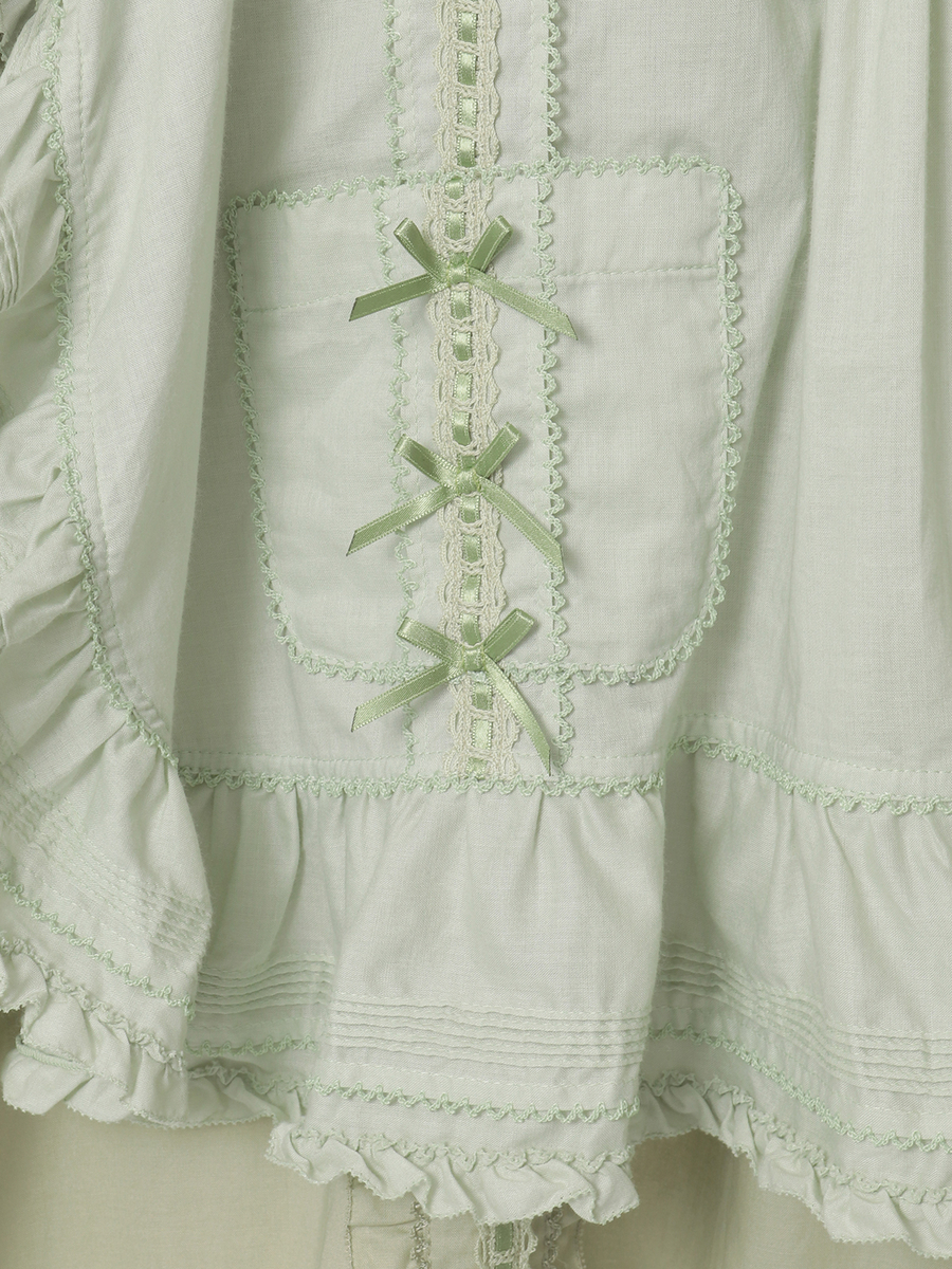 タブリエ付きワンピース 詳細画像 マスカット 7