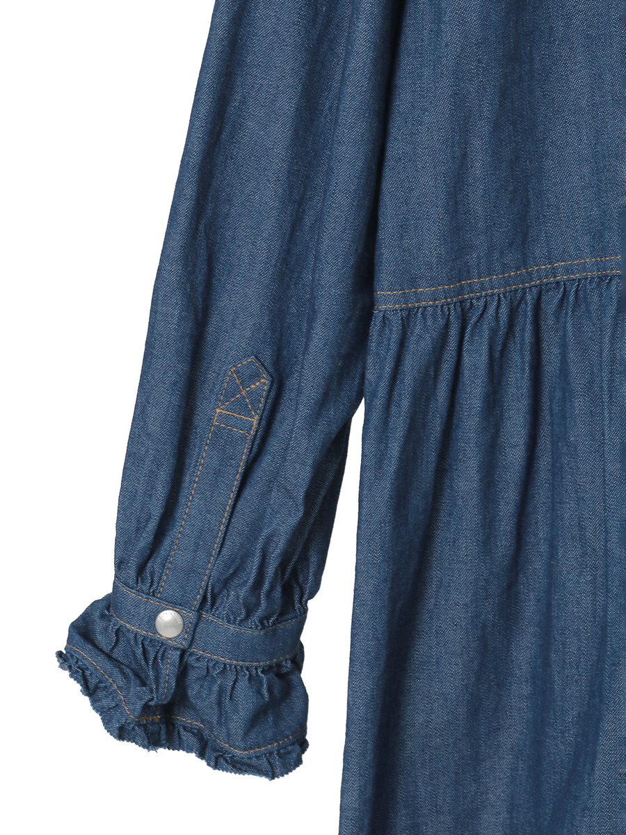 オーガニックデニムワンピース 詳細画像 キナリ 6