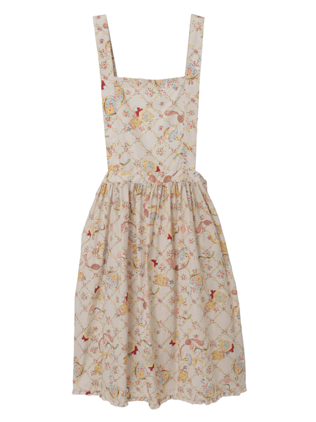 パフュームプリントサロペットスカート