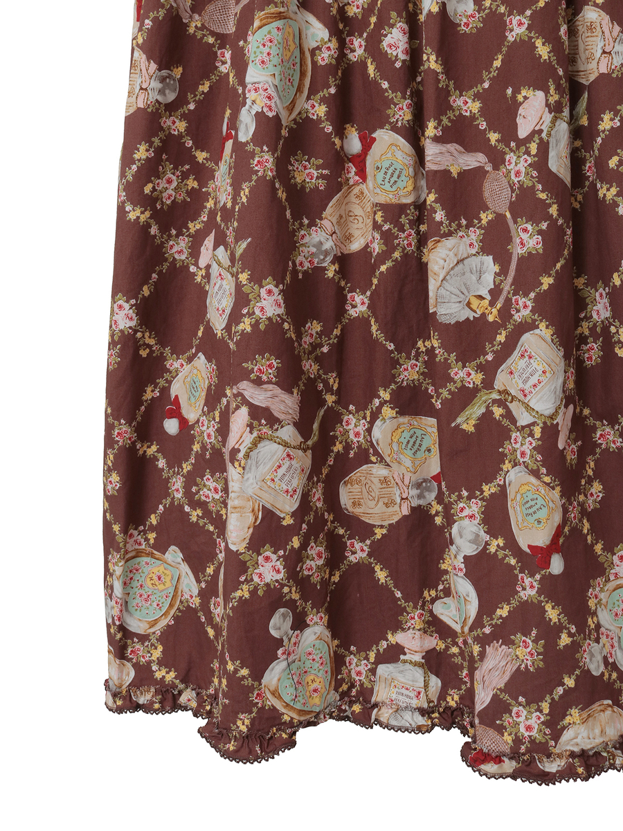 パフュームプリントサロペットスカート 詳細画像 ローズレッド 5