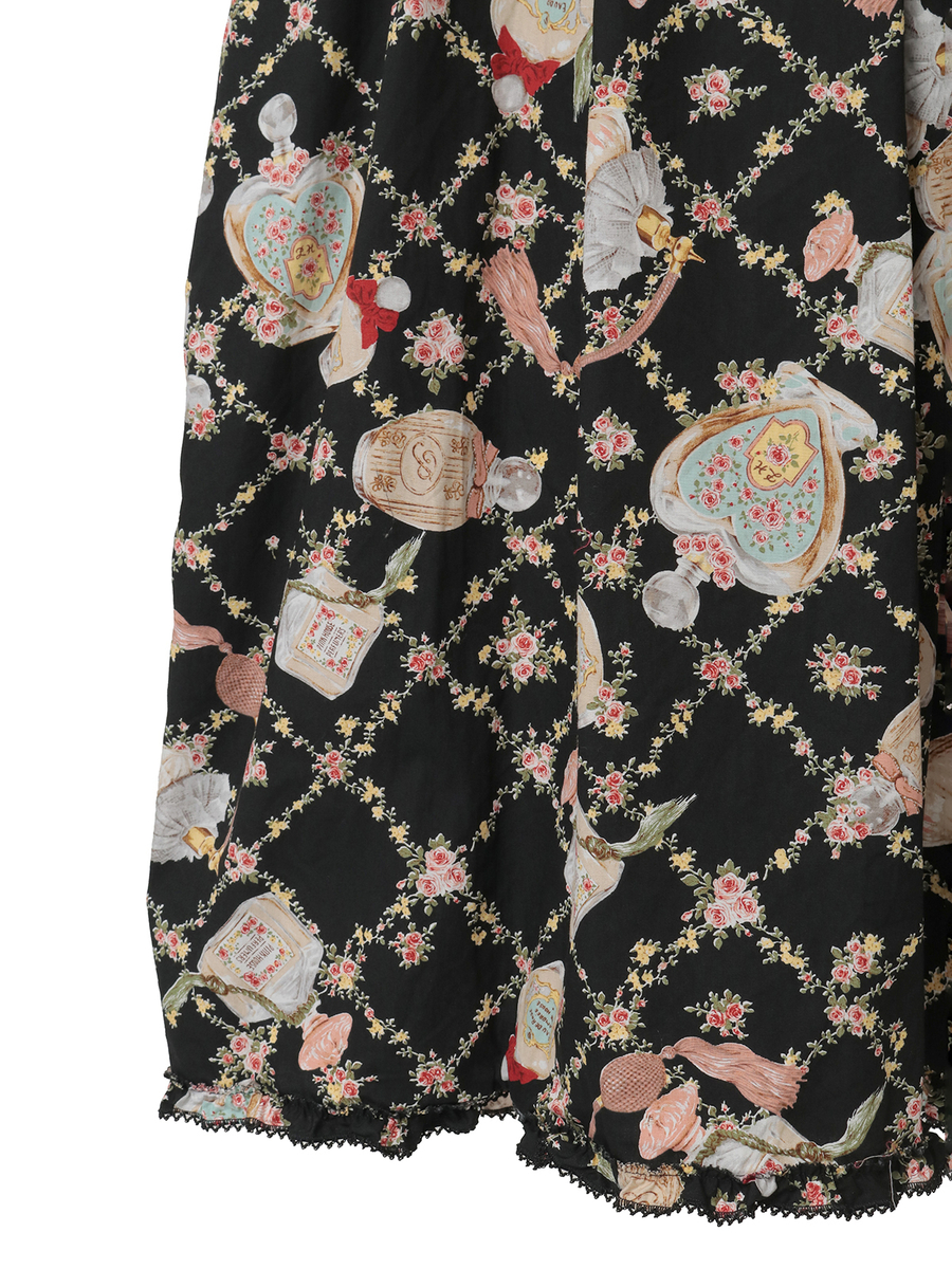 パフュームプリントサロペットスカート 詳細画像 ローズレッド 7