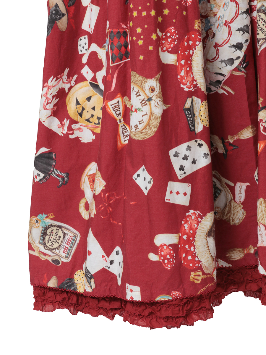 ハロウィーンワンダーランドプリントミディワンピース 詳細画像 キナリ 10