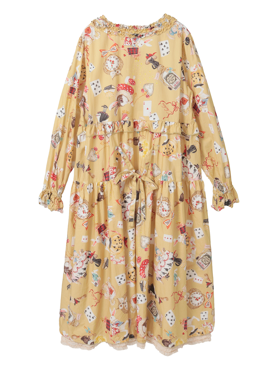 ハロウィーンワンダーランドプリントミディワンピース 詳細画像 キナリ 2