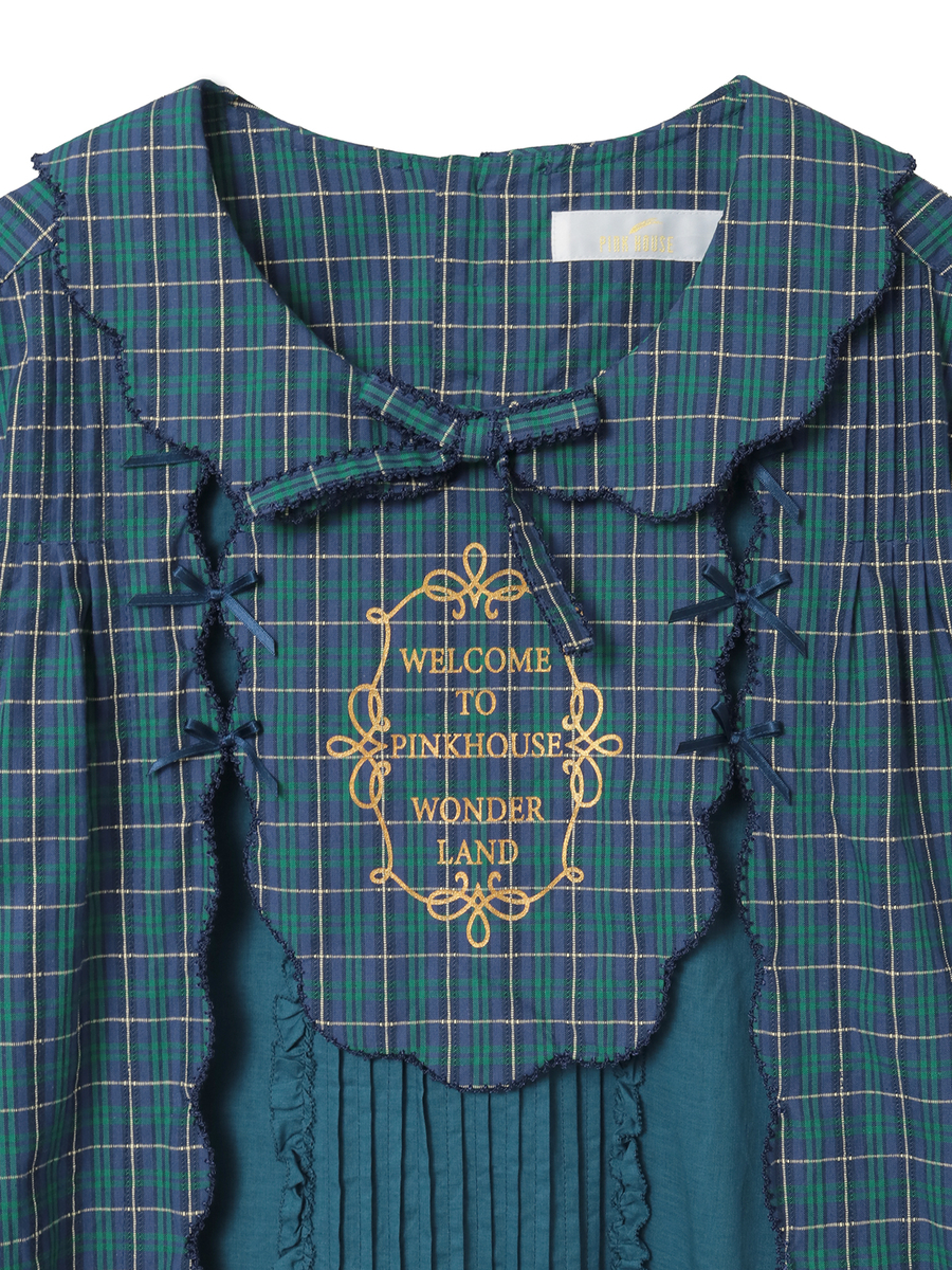 オリジナルコードチェックミディワンピース 詳細画像 アカ 10