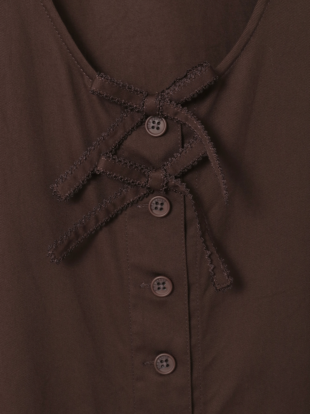 リボンモチーフ付きジャンバースカート｜ピンクハウス