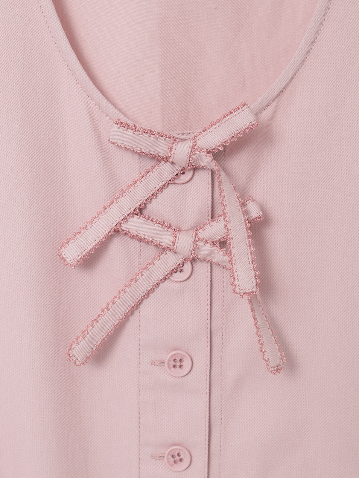 ピンクハウス　ジャンパー　ピンク kotohayokozawa×PINK HOUSE CHERRY EMBROIDERY JEANES｜ピンク