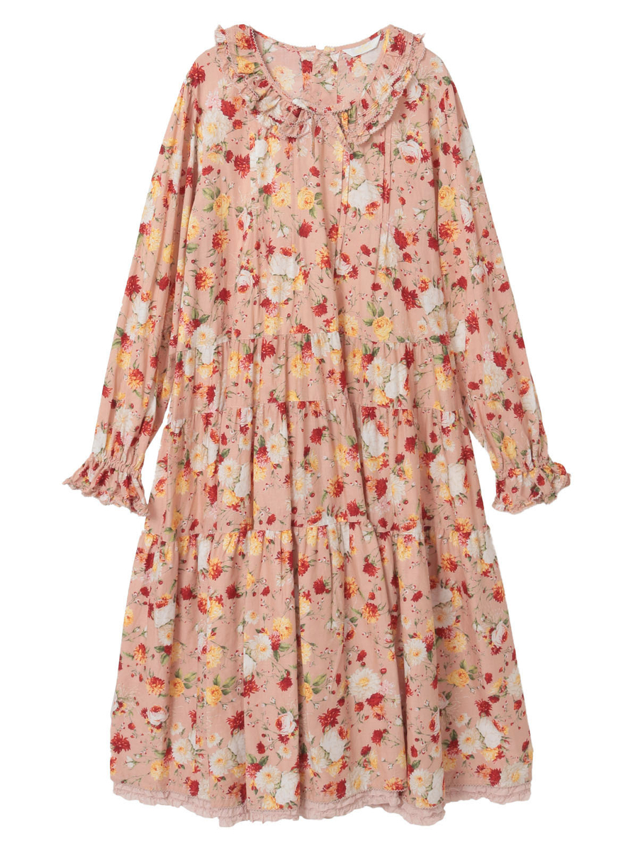 ジョセフィーヌプリントミディワンピース 詳細画像 ピンク 1