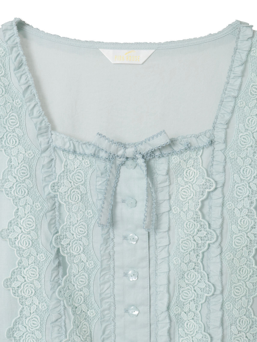 ケミカルレース使いミディワンピース 詳細画像 クロ 13