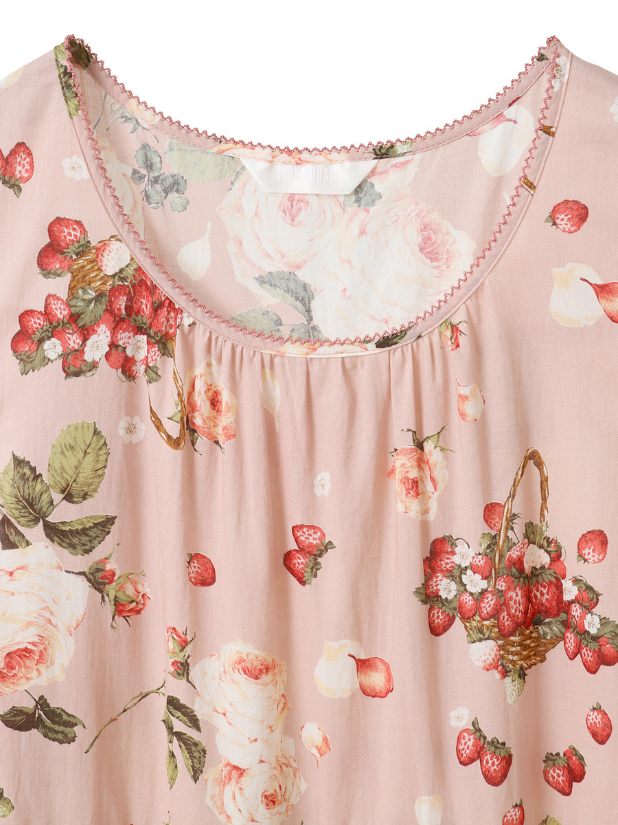 ～Special item～ストロベリーローズプリントミディワンピース 詳細画像 クロ 3
