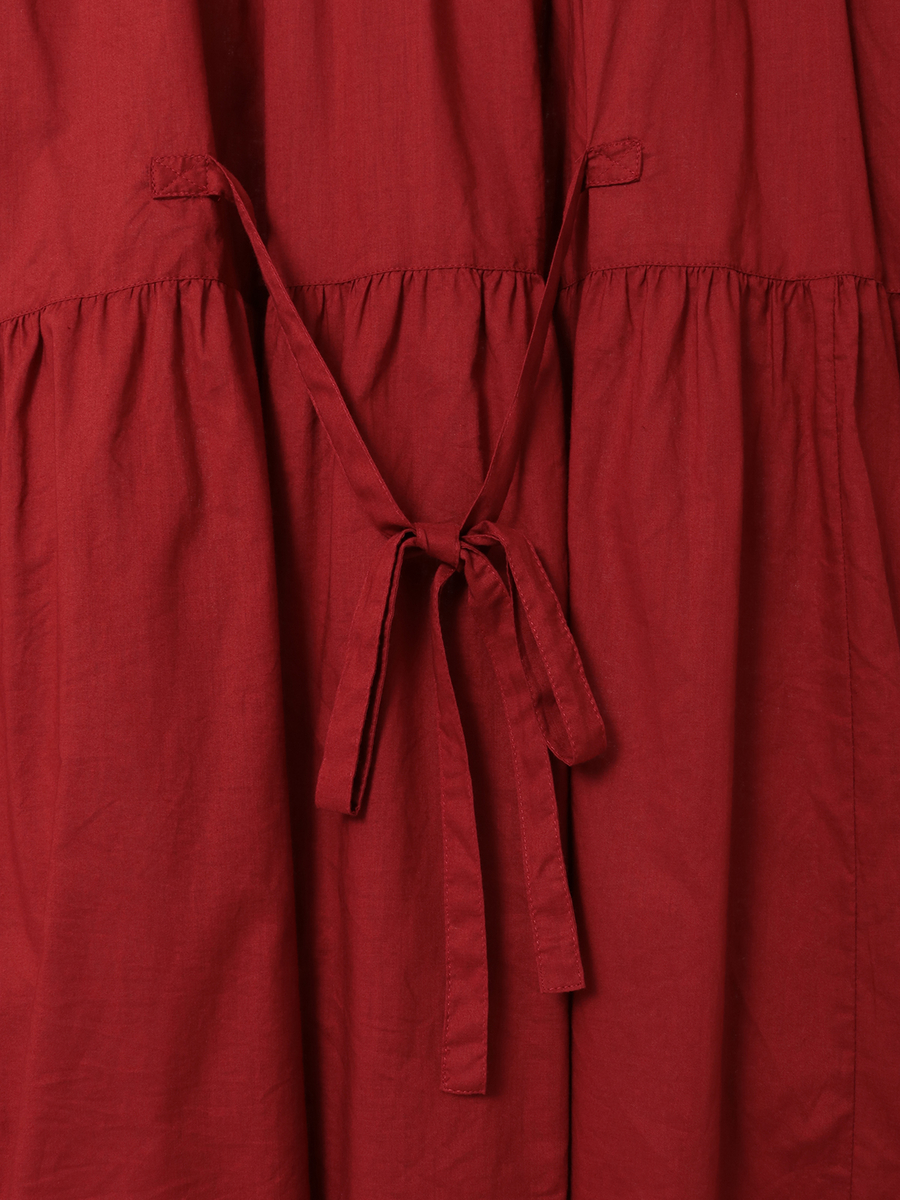 ローンチュニックブラウス 詳細画像 チョコレート 6