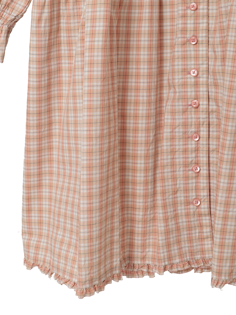 オリジナルチェックチュニックブラウス 詳細画像 グリーン系 7