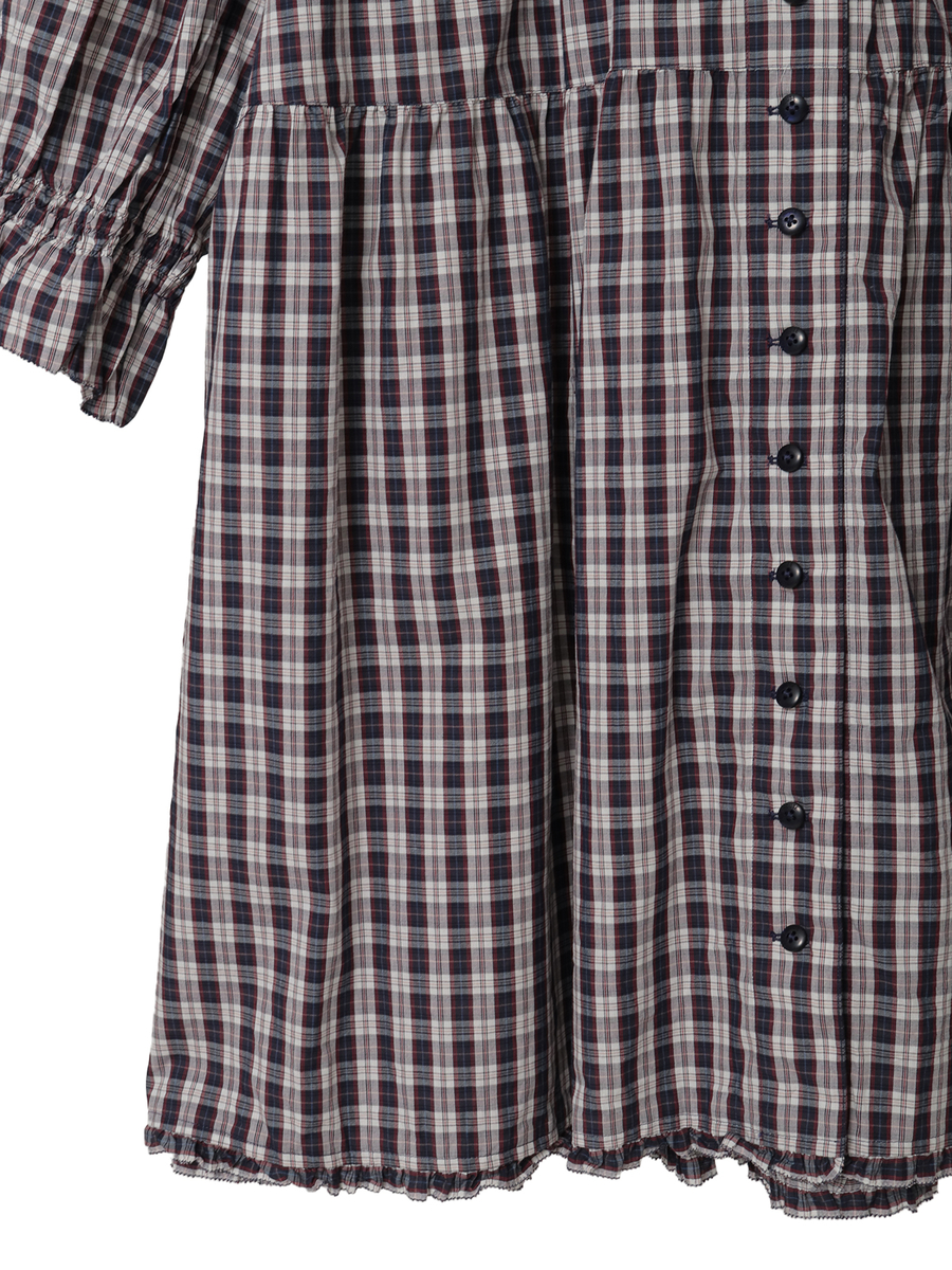 オリジナルチェックチュニックブラウス 詳細画像 グリーン系 8