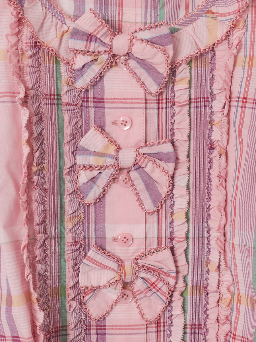 オリジナルチェックブラウス 詳細画像 アカ 10