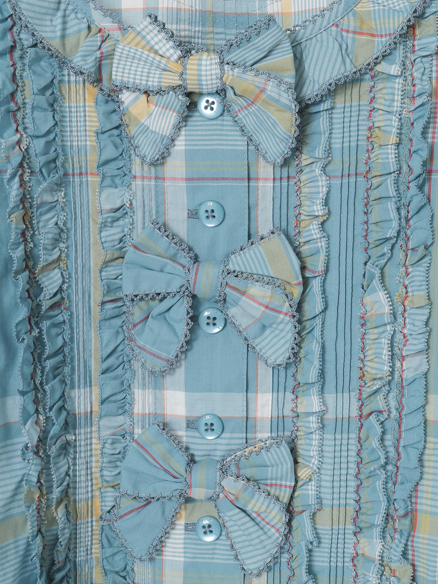 オリジナルチェックブラウス 詳細画像 アカ 11