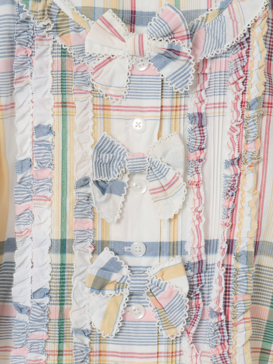 オリジナルチェックブラウス 詳細画像 アカ 7