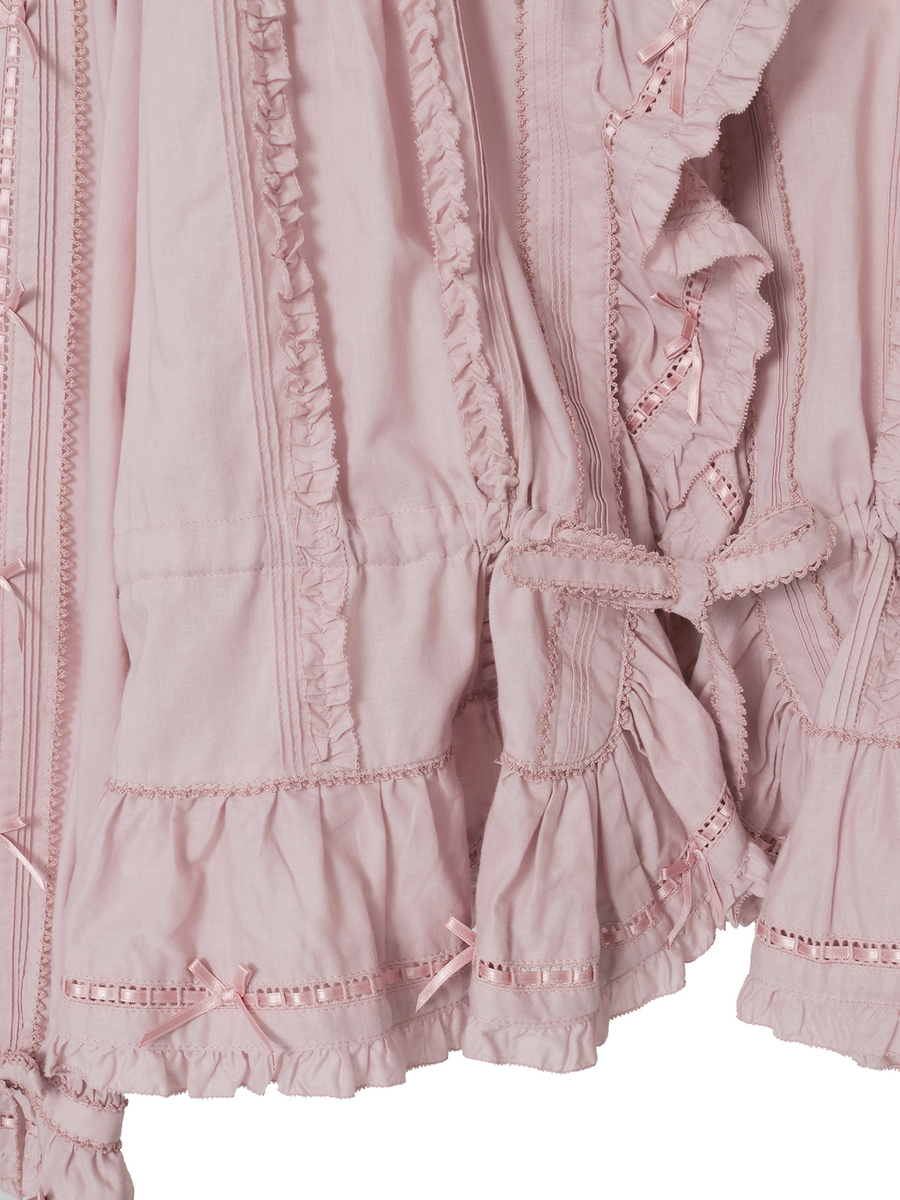 ロゴ刺繍オーバーブラウス 詳細画像 クロ 6