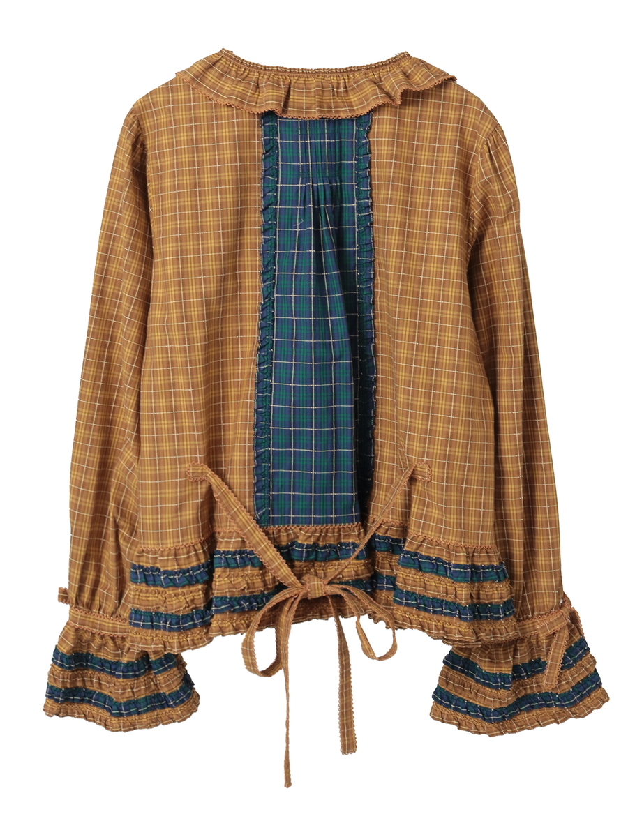 オリジナルコードチェックブラウス 詳細画像 コン 2