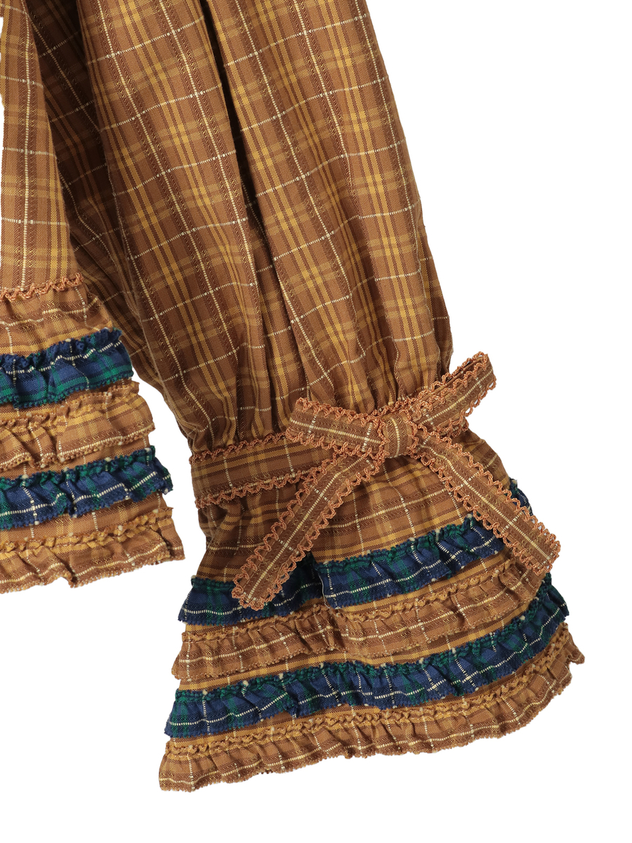 オリジナルコードチェックブラウス 詳細画像 コン 4