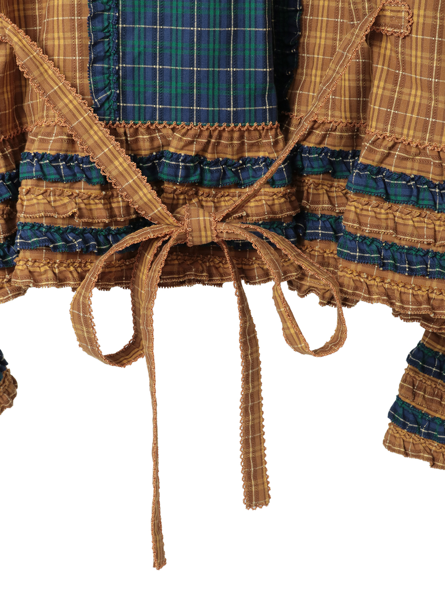 オリジナルコードチェックブラウス 詳細画像 コン 6