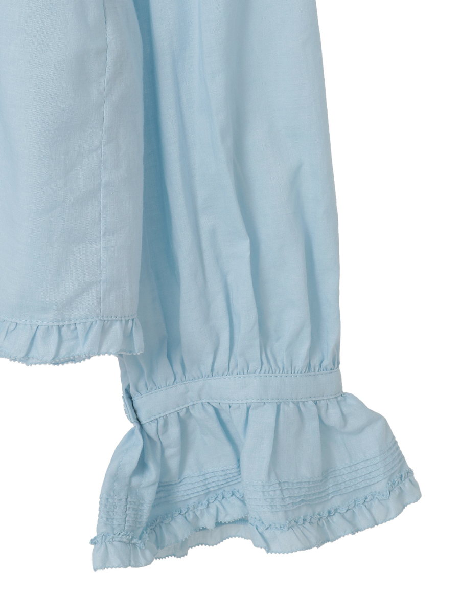 フリル襟付きローンブラウス 詳細画像 ソライロ 5