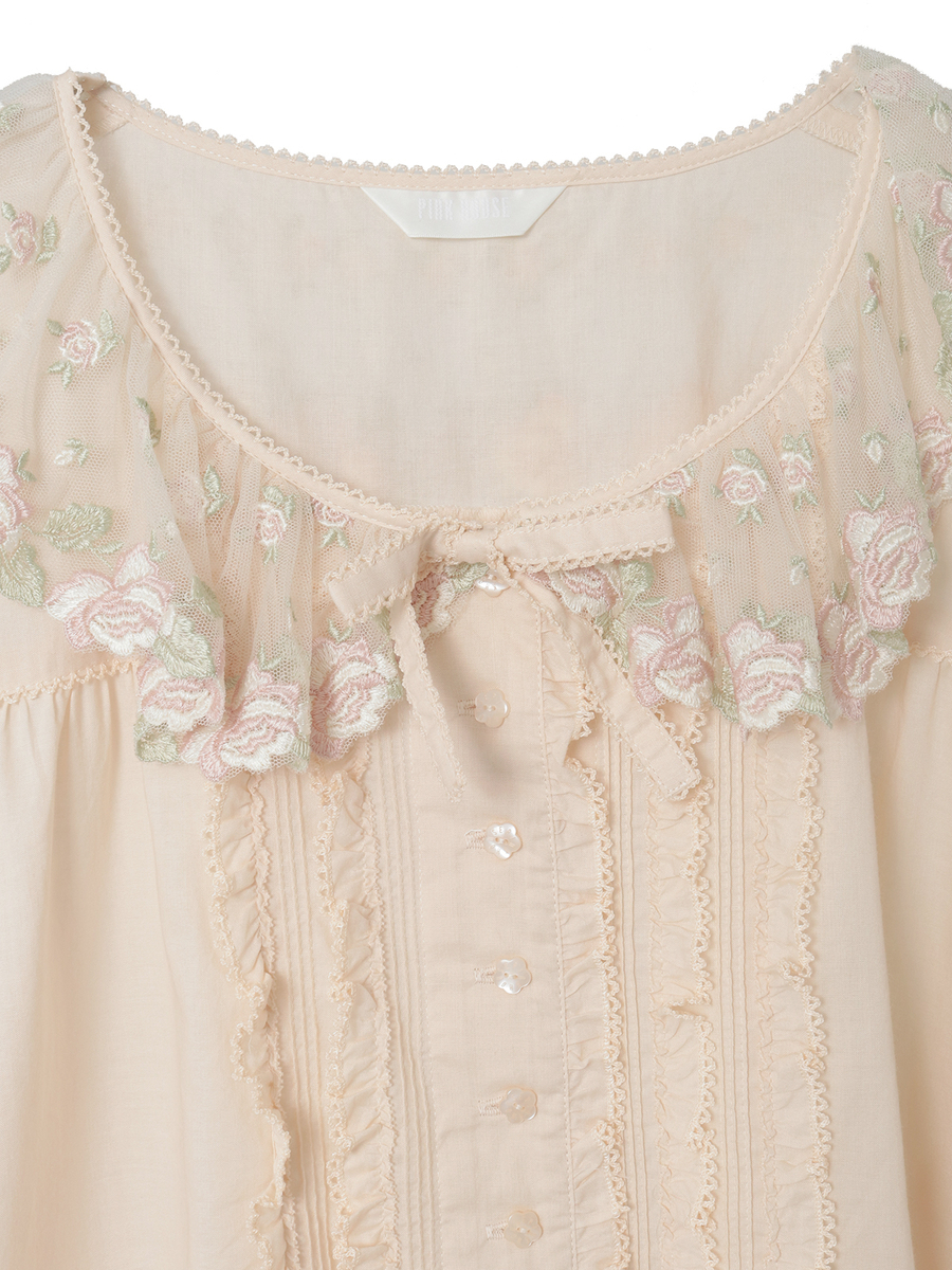 ローズレース使いブラウス｜ピンクハウスオフィシャルオンライン