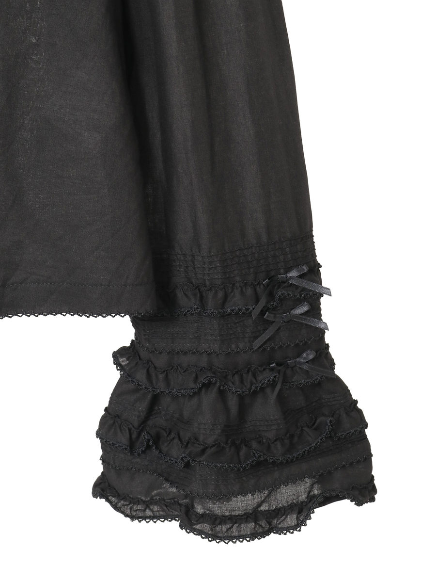 袖フリル使いローンブラウス 詳細画像 ハッカ 12