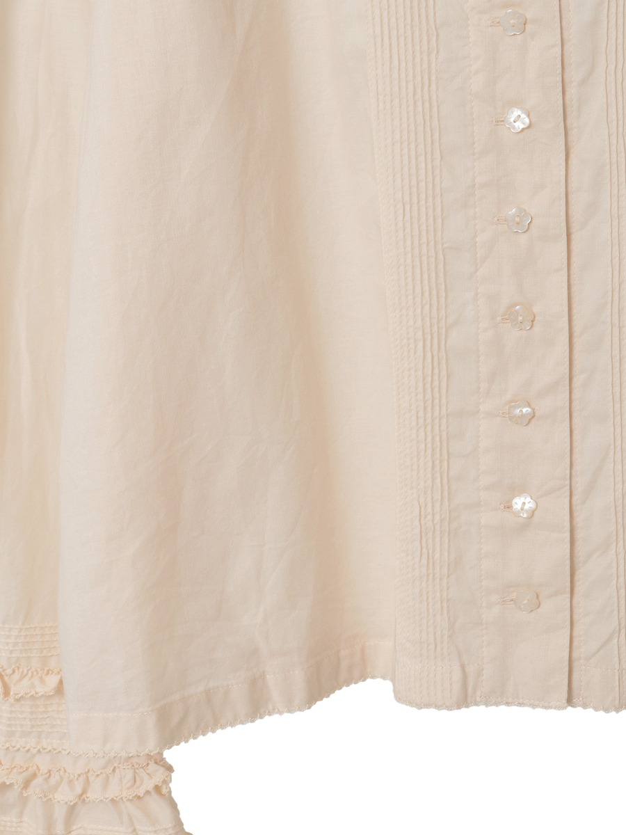 袖フリル使いローンブラウス 詳細画像 ハッカ 5