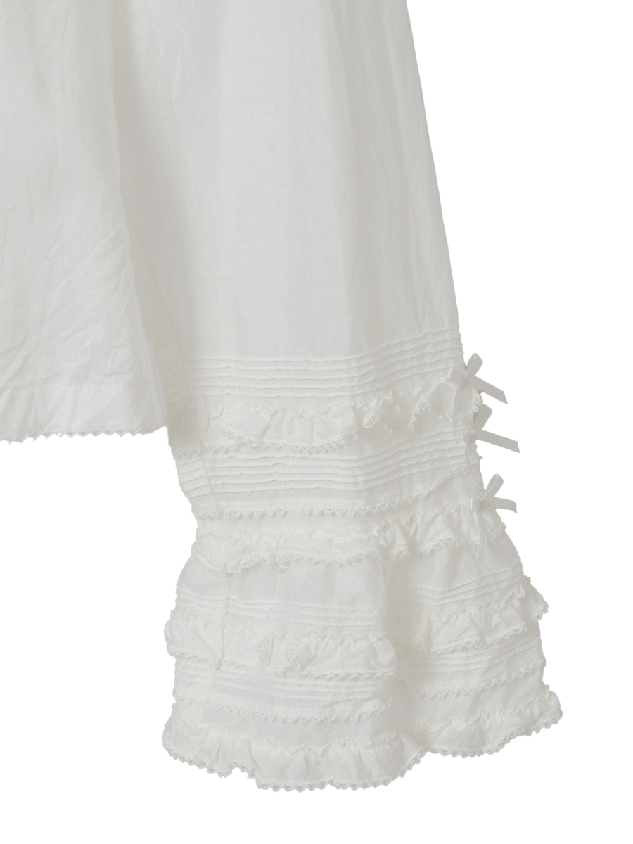 袖フリル使いローンブラウス 詳細画像 ハッカ 6