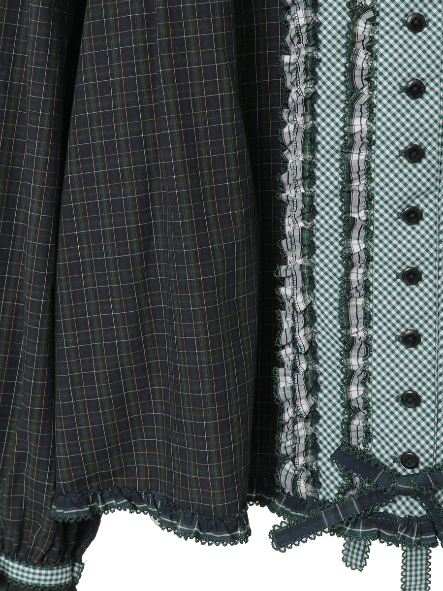 フリル襟付きブラウス 詳細画像 シロ 7