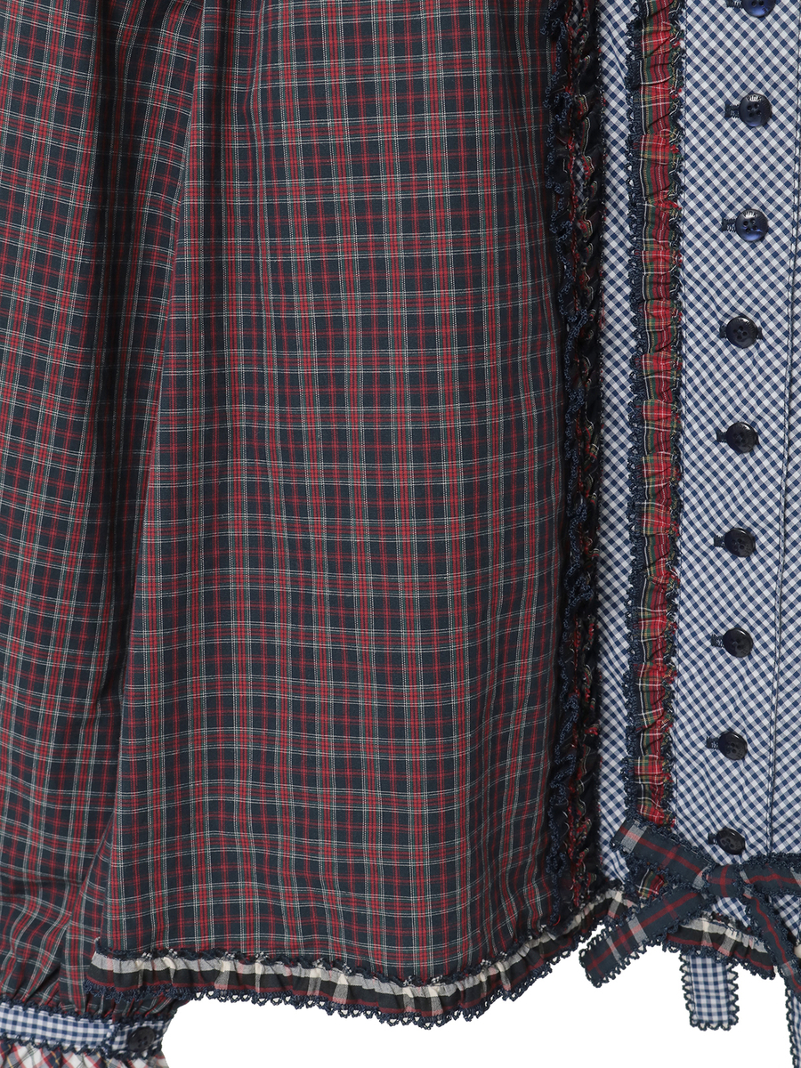 フリル襟付きブラウス 詳細画像 シロ 8