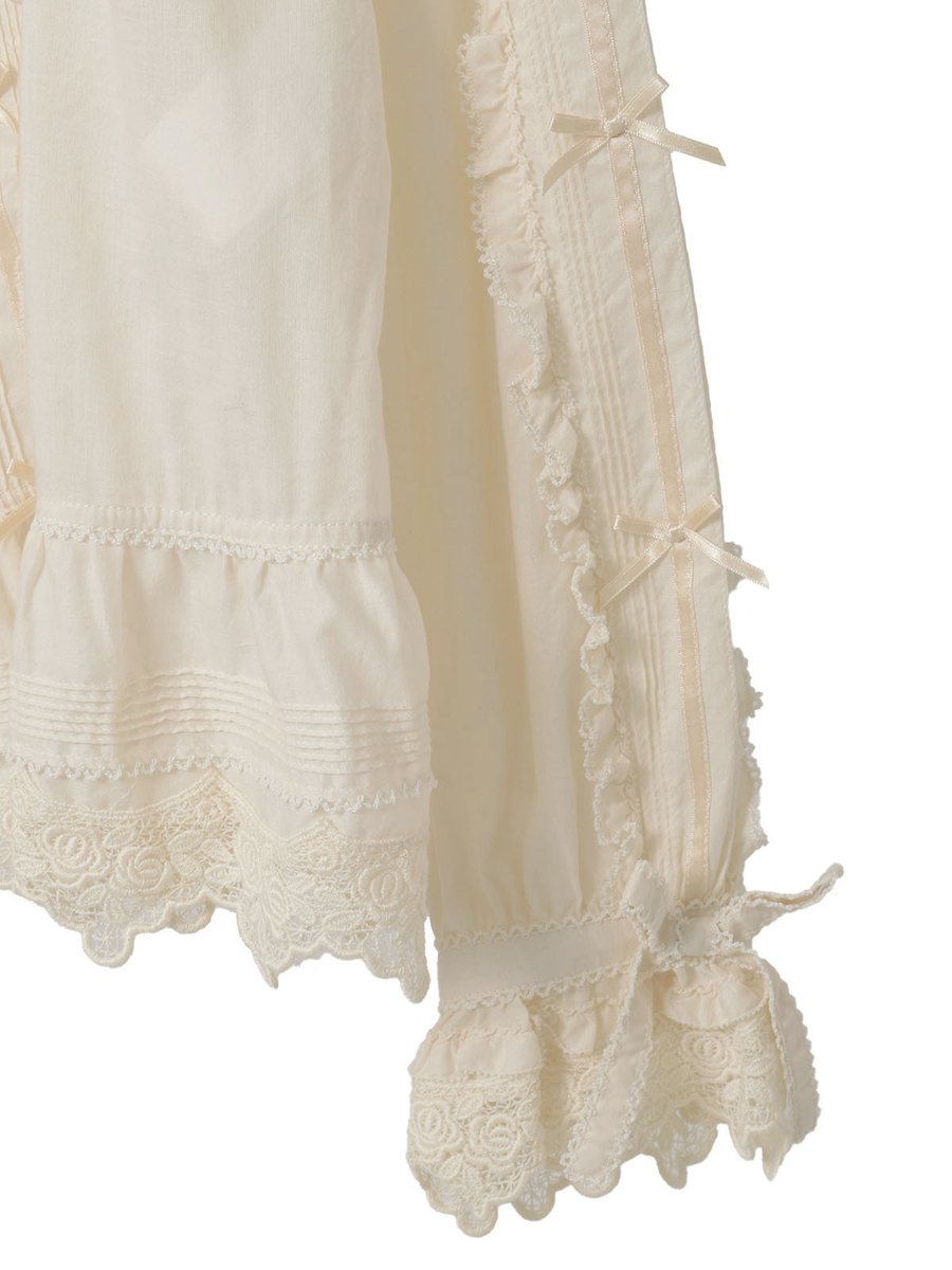 ケミカルレース使いオーバーブラウス 詳細画像 ピンク 10