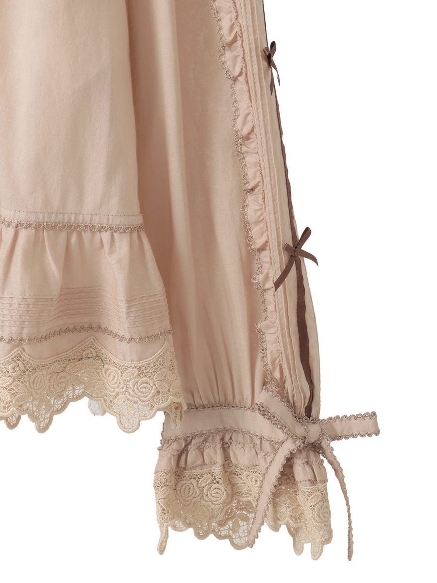 ケミカルレース使いオーバーブラウス 詳細画像 ピンク 14