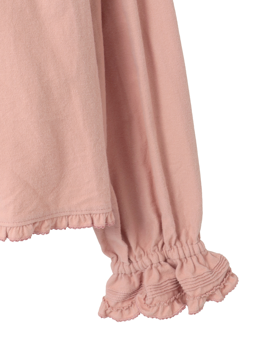 フリル襟付きブラウス 詳細画像 クロ 4