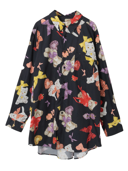 PINK HOUSE×Momocloももクロベアプリントブラウス