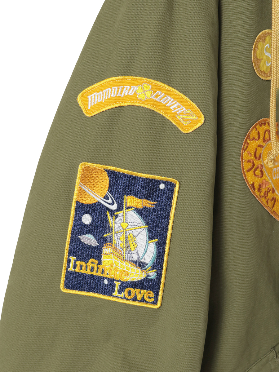 PINK HOUSE×Momoclo パイレーツキャットワッペンモッズコート 詳細画像 イエロー 10