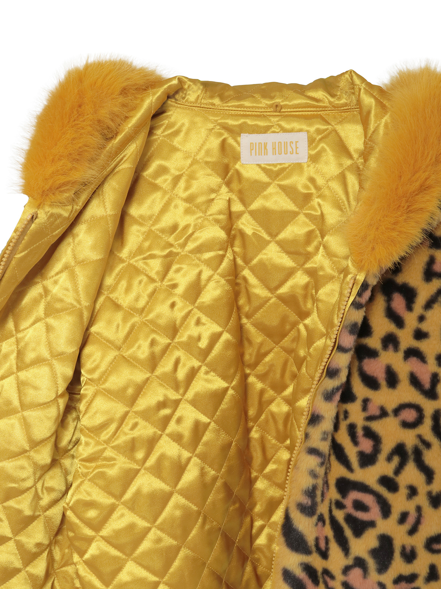 PINK HOUSE×Momoclo パイレーツキャットワッペンモッズコート 詳細画像 イエロー 15