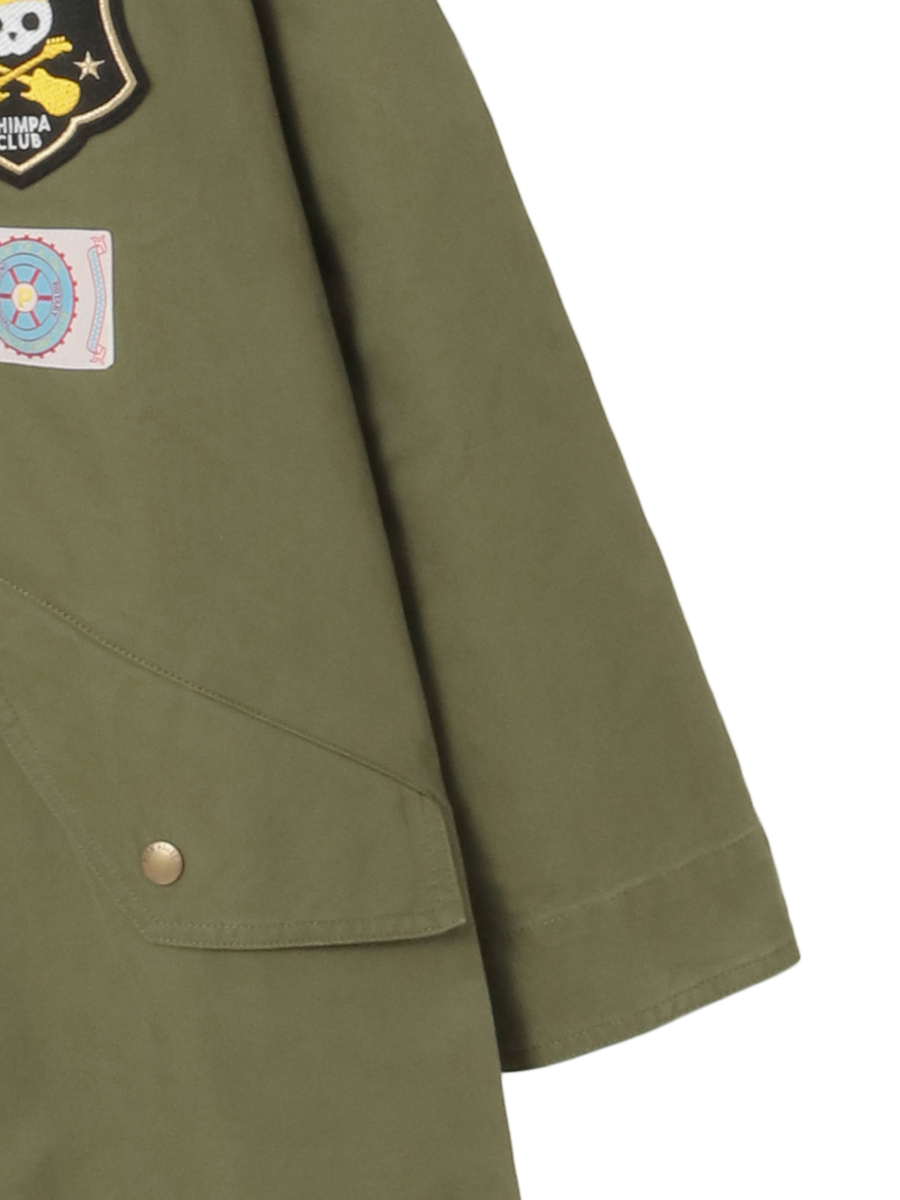 PINK HOUSE×Momoclo パイレーツキャットワッペンモッズコート 詳細画像 イエロー 4