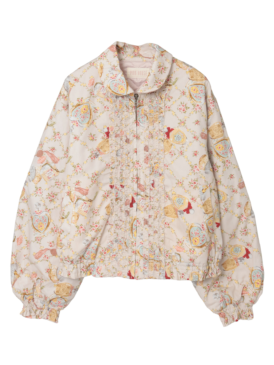 パフュームプリントブルゾン 詳細画像 バニラ 1