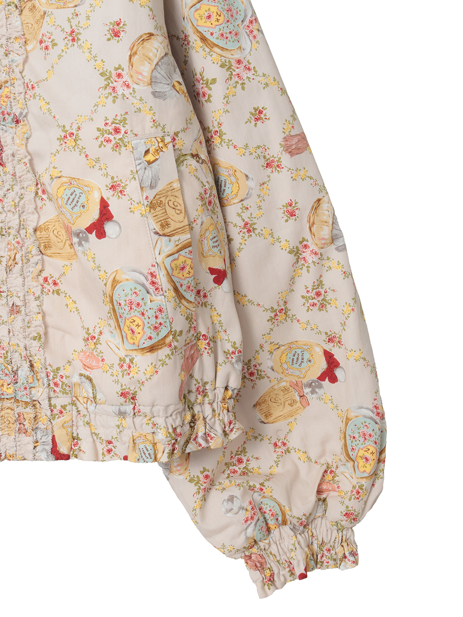 パフュームプリントブルゾン 詳細画像 バニラ 4