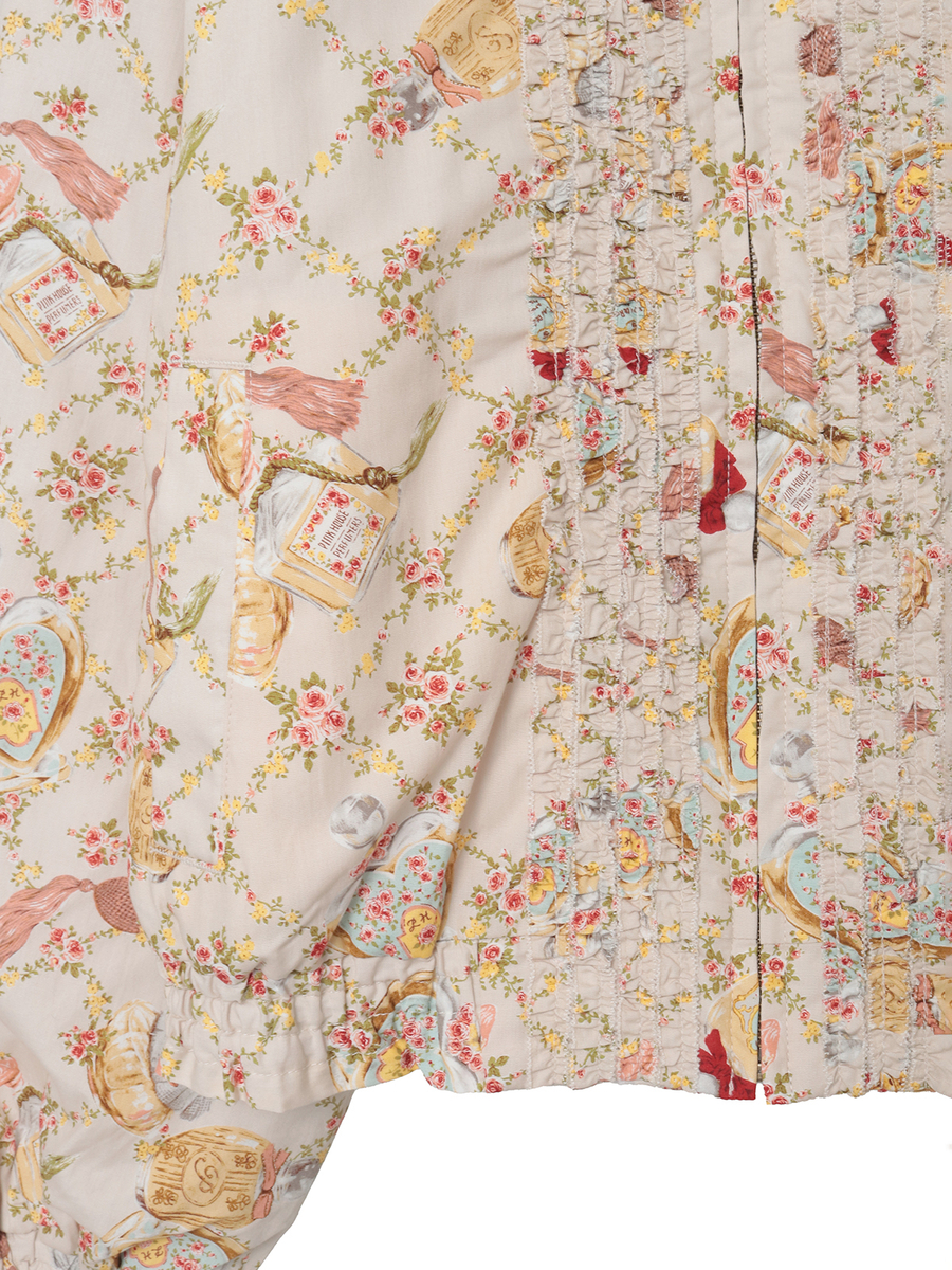 パフュームプリントブルゾン 詳細画像 バニラ 5