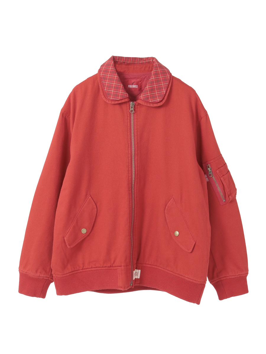 ハロウィーンワンダーランドワッペン使いゼッケン付きブルゾン 詳細画像 ブルー 10