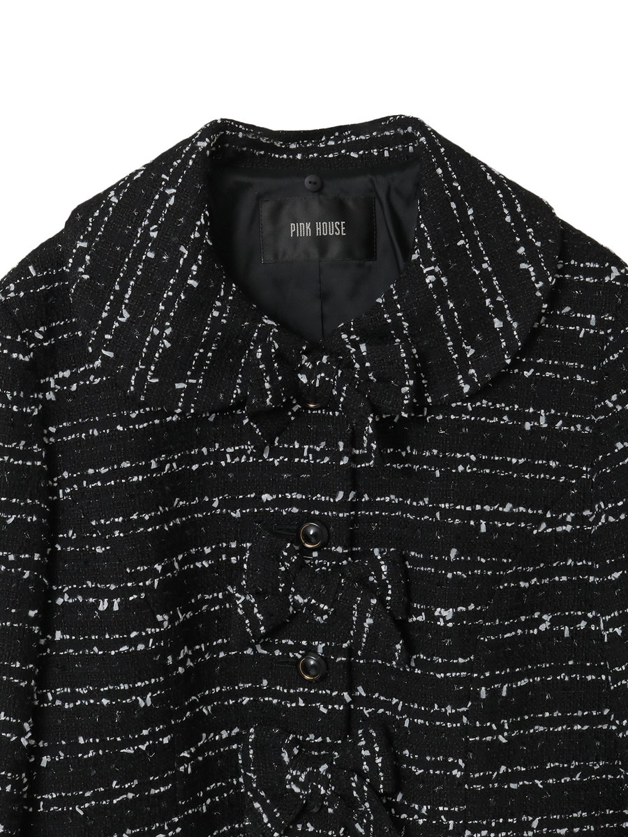 ファンシーツイードジャケット 詳細画像 クロ系 14