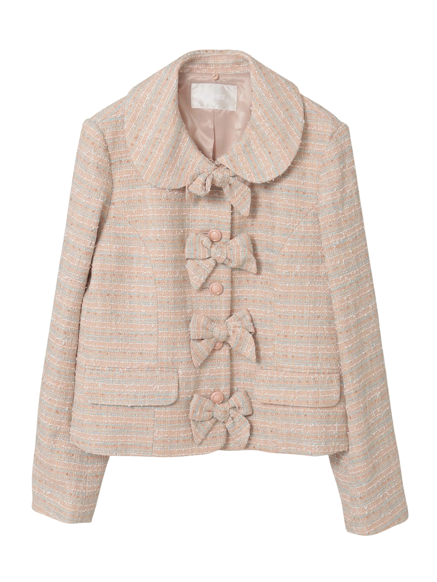 ファンシーツイードジャケット 詳細画像 クロ系 17