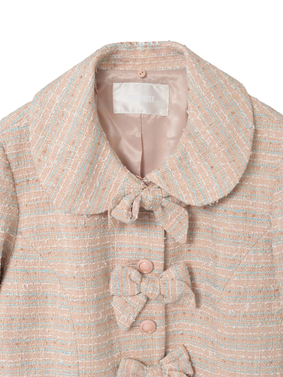 ファンシーツイードジャケット 詳細画像 クロ系 18